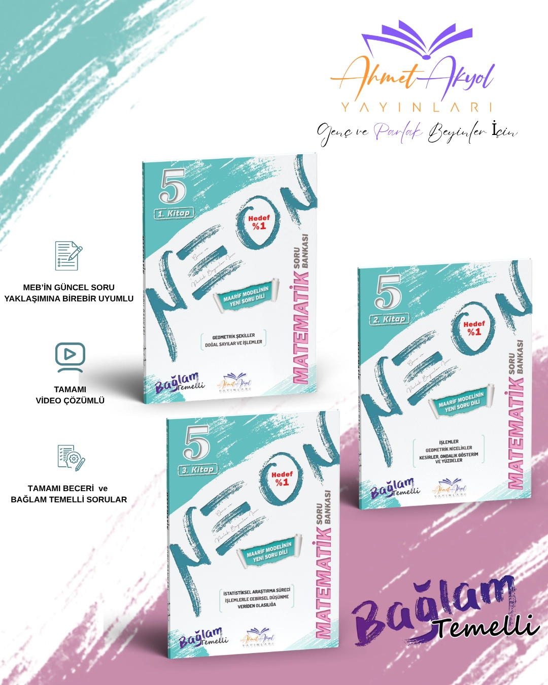5. SINIF MATEMATİK 3 LÜ SET
