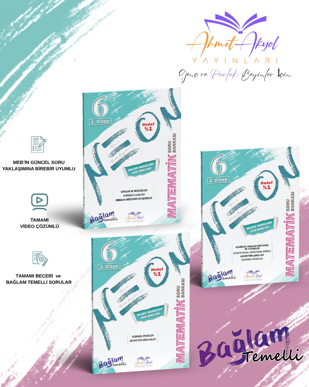 6. SINIF MATEMATİK 3 LÜ SET