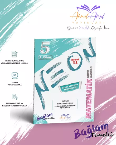 5. SINIF 2. KİTAP İŞLEMLER, GEOMETRİK NİCELİKLER, KESİRLER, ONDALIK GÖSTERİM VE YÜZDELER